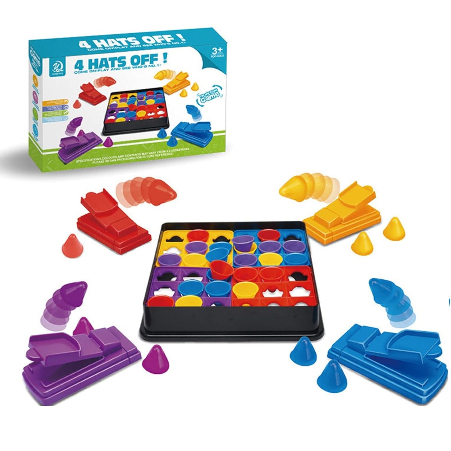 Bouncy Hat Hand Brain Coordination Family Game - 716 - Default Title - Odeez | Educational Toys Pakistan 