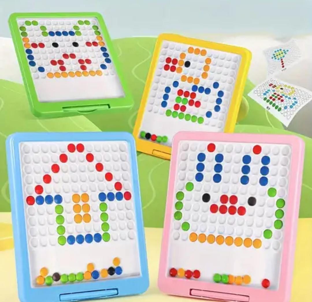 Small Magnetic Beads Drawing Board - 610 - Default Title - Odeez | Educational Toys Pakistan 