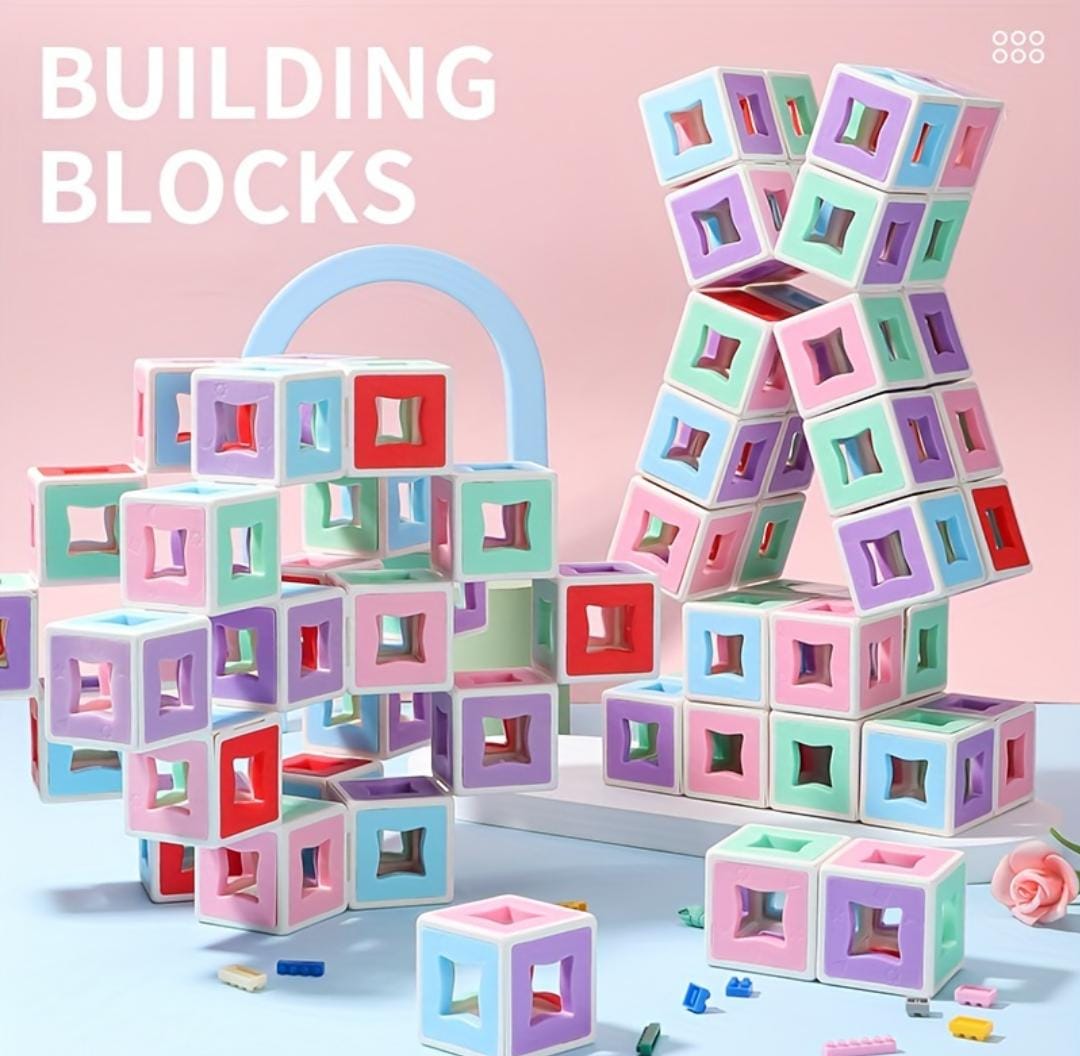 Transform Movable Shape Building Blocks - 180 pieces - Default Title - Odeez | Educational Toys Pakistan 