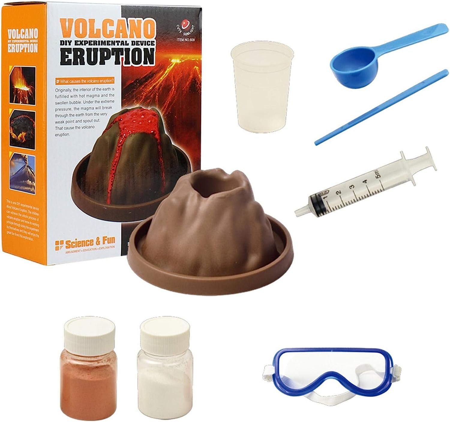 DIY Science Experimental Volcano Eruption - 609 - Default Title - Odeez | Educational Toys Pakistan 