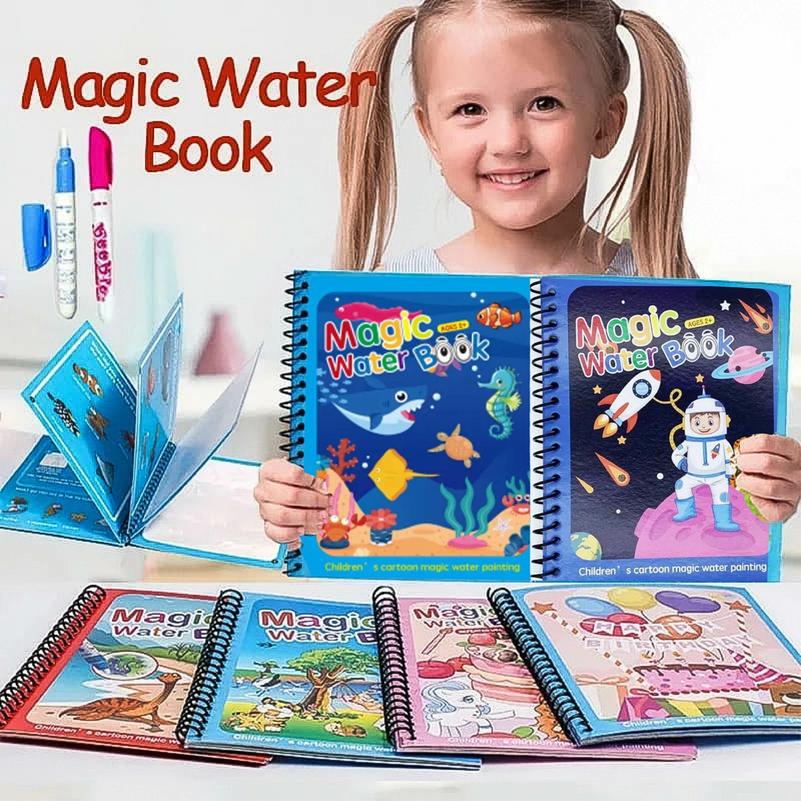 Water Magic Doodle 4 Pages Random Design - 010 - Default Title - Odeez | Educational Toys Pakistan 