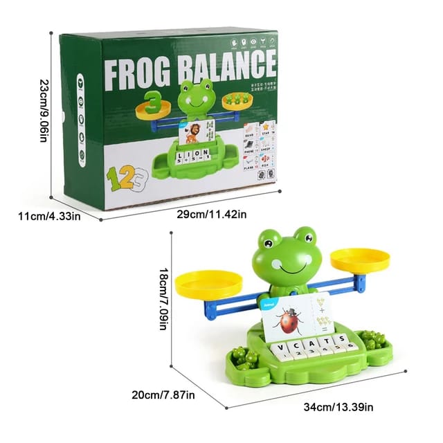 Multifunction Best Frog Digital Balance with Spelling Kit - 009 - Default Title - Odeez | Educational Toys Pakistan 