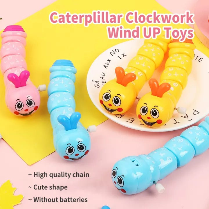 Colorful Caterpillar Wind Up Crawling Toy - 685 - Default Title - Odeez | Educational Toys Pakistan 