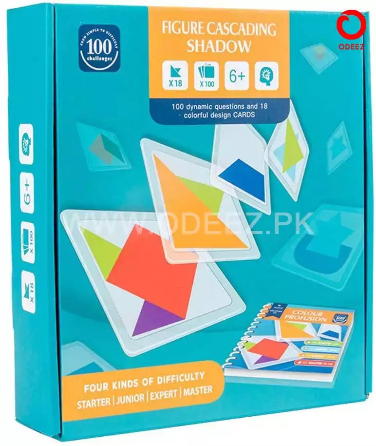 100 Challenge Color Code Pattern Puzzle - Default Title - Odeez | Educational Toys Pakistan 