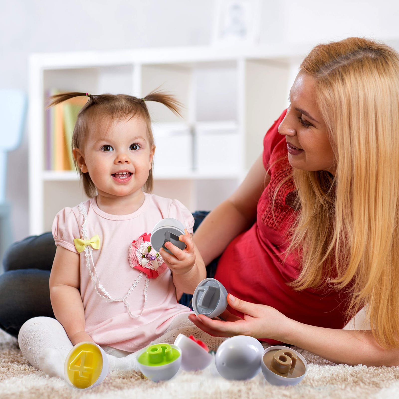 Matching Eggs Color Recognition and Count 26 Pieces - F27 - Default Title - Odeez | Educational Toys Pakistan 