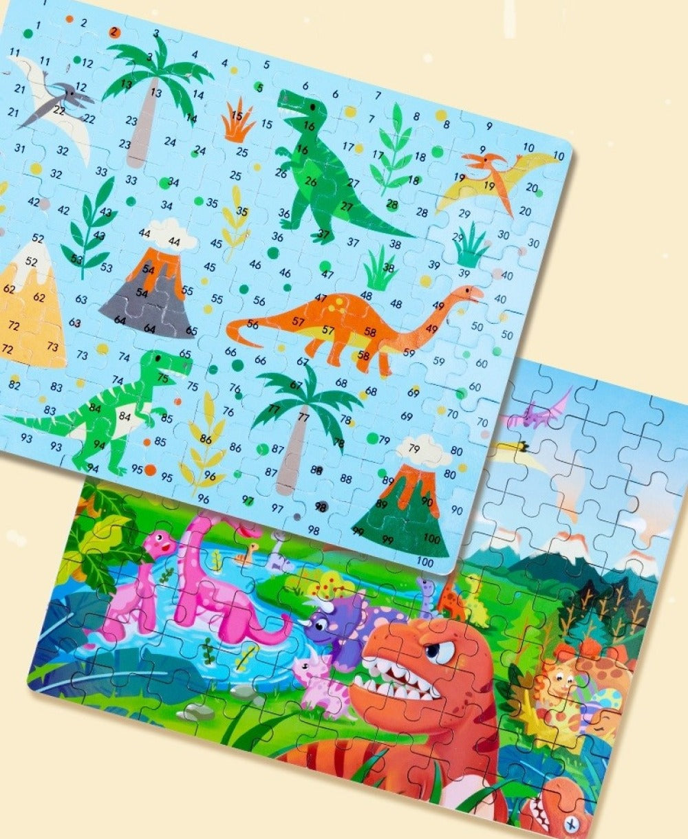 Discover Fun Jigsaw puzzle 100 Pieces Random Designs - 701 - Default Title - Odeez | Educational Toys Pakistan 