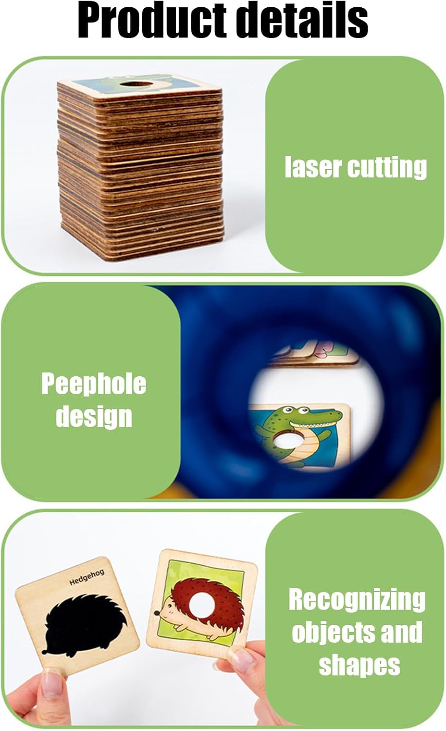 Matching Find the Shadow Animal Jigsaw Activity - 848 - Default Title - Odeez | Educational Toys Pakistan 