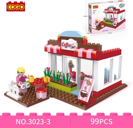 8in1 COGO Girls Fashion Street Building Blocks - 023