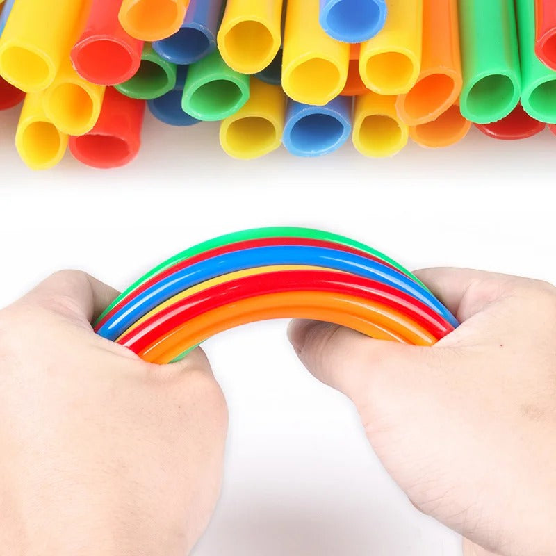 Straw Constructor STEM Building Blocks - 110 pieces - Default Title - Odeez | Educational Toys Pakistan 