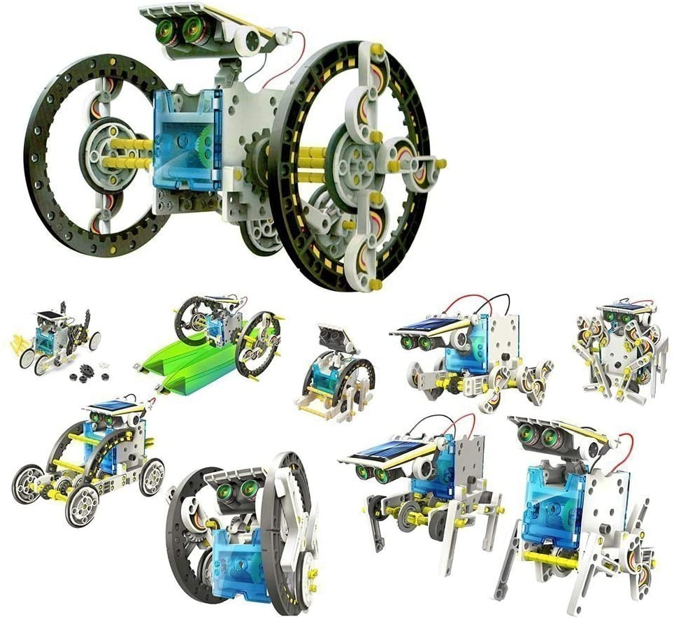 14 in 1 DIY Solar Robot Logical Experiments - Default Title - Odeez | Educational Toys Pakistan 