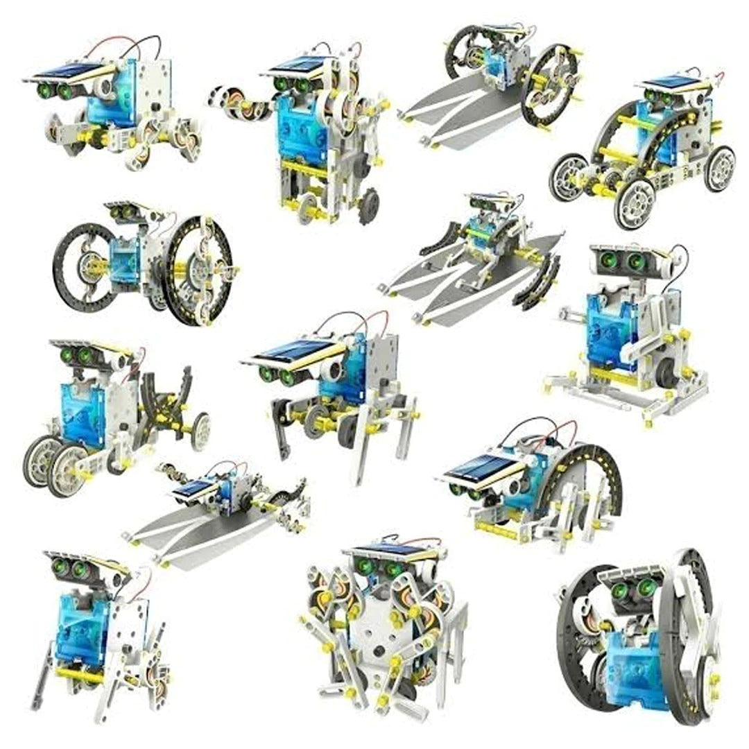 14 in 1 DIY Solar Robot Logical Experiments - Default Title - Odeez | Educational Toys Pakistan 