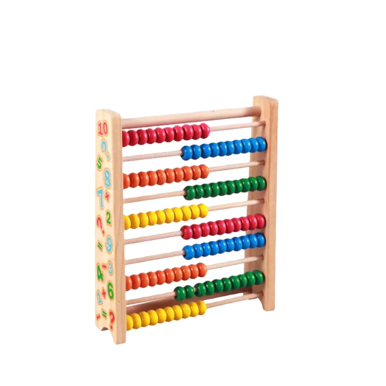 Wooden Number Colorful Abacus Calculation Rack - 205 - Default Title - Odeez | Educational Toys Pakistan 