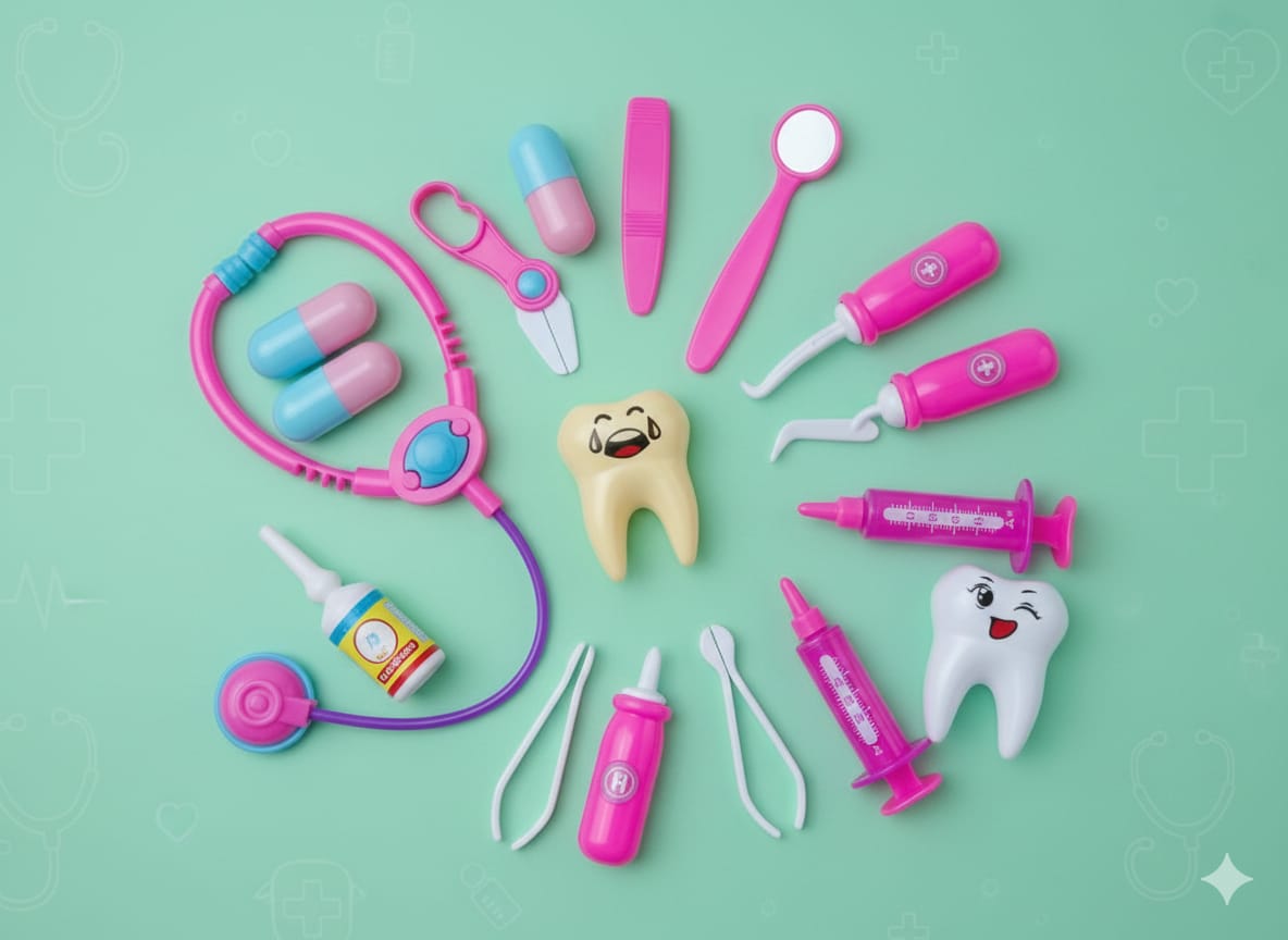 DIY Dentist Pretend Play Kit for Kids - 499