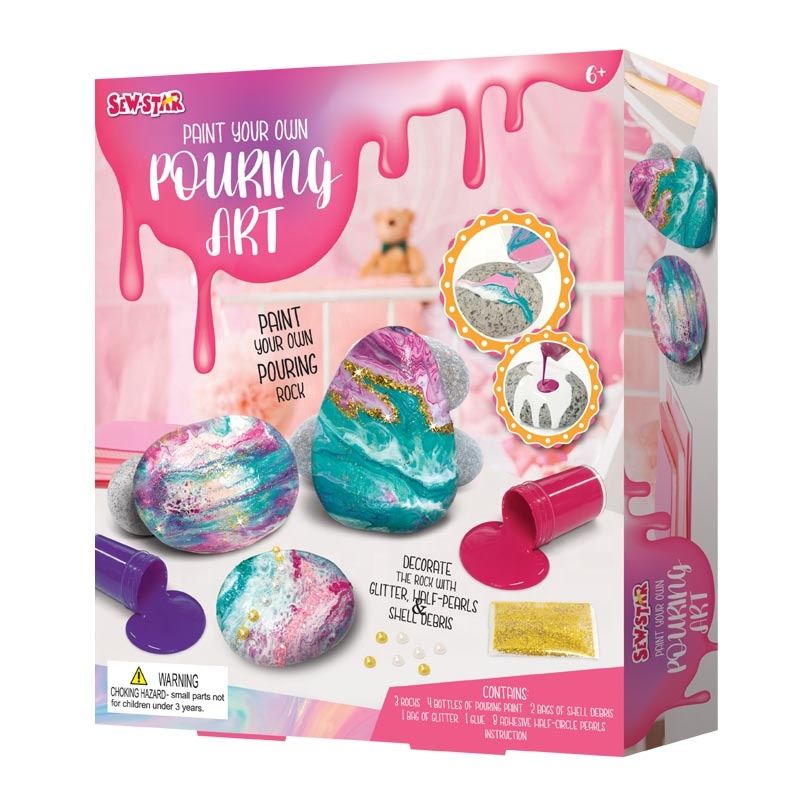 DIY Paint Your Own Pouring Art Kit - 076