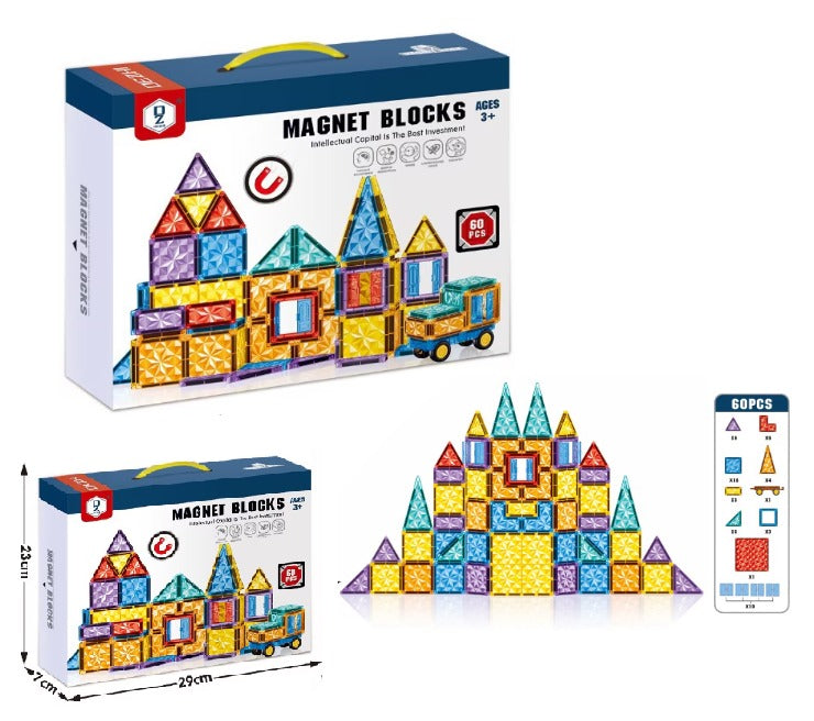 STEM Magnetic Tiles Construction Blocks - 14A