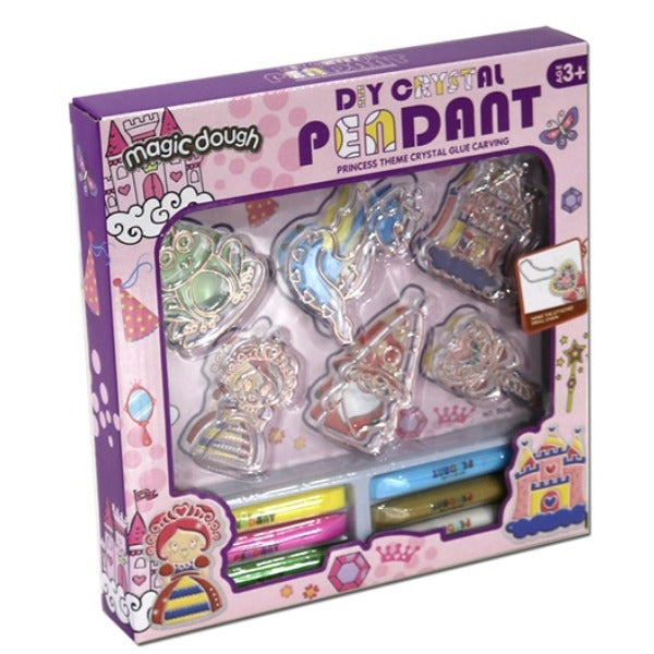 DIY Crystal Pendant Princess theme Art Kit - 058 - Default Title - Odeez | Educational Toys Pakistan 