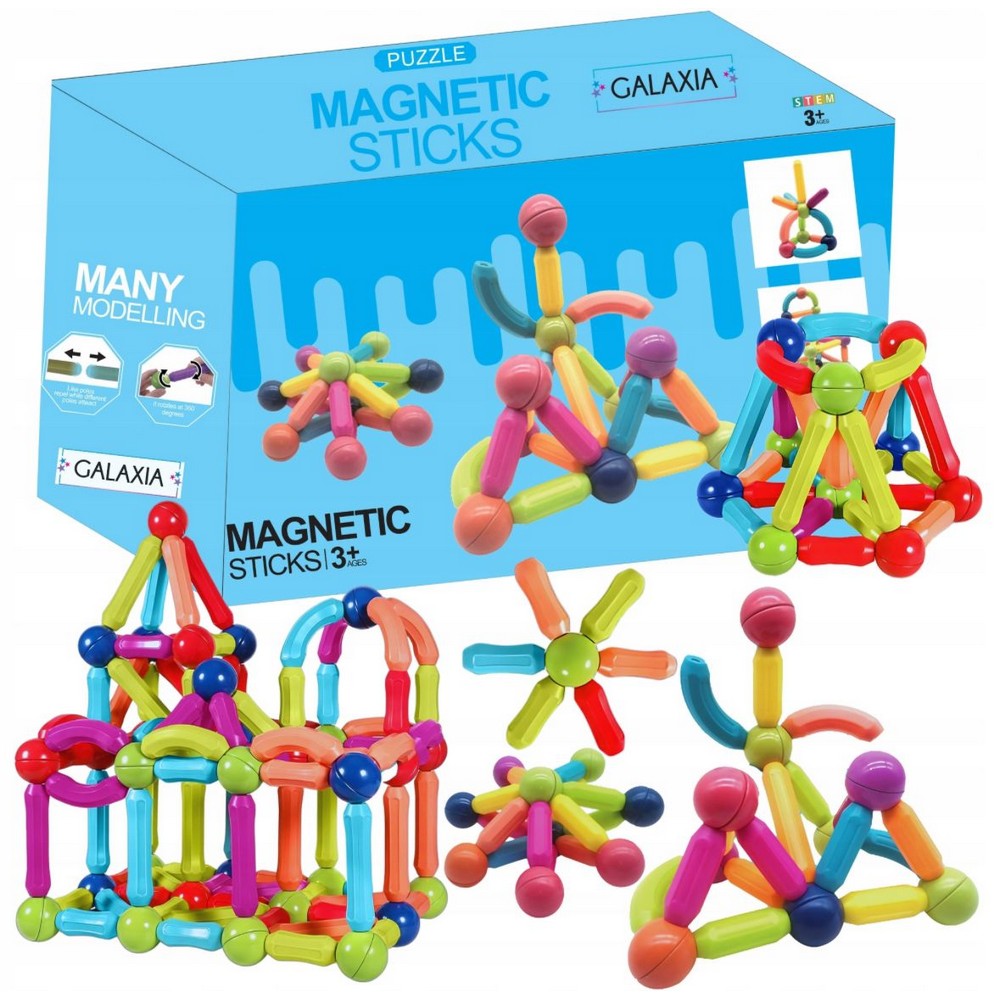 DIY Fun Pop Magnetic Sticks Building Puzzle - 420