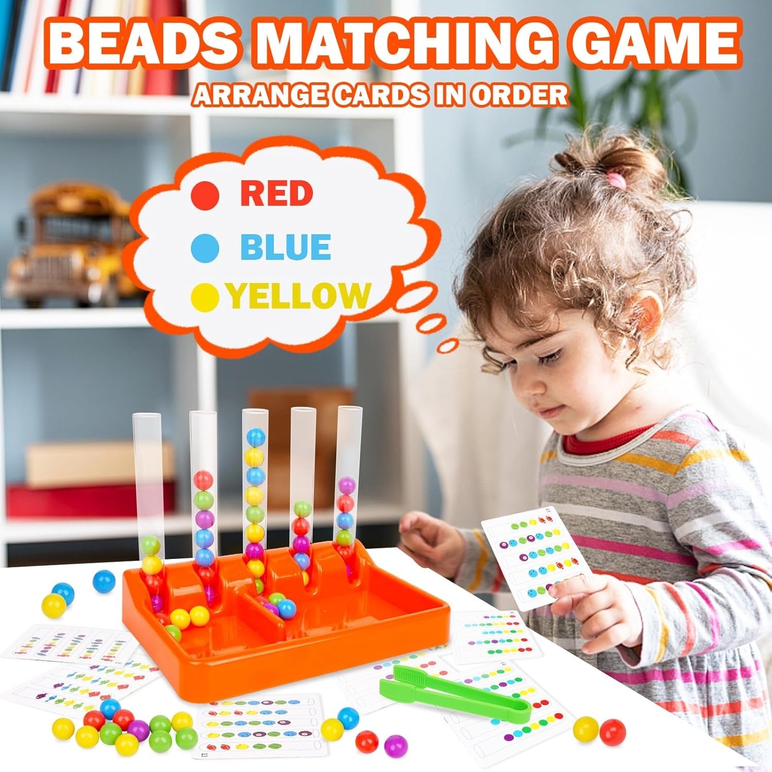 Color Classification Matching Beads Holder Game - 235