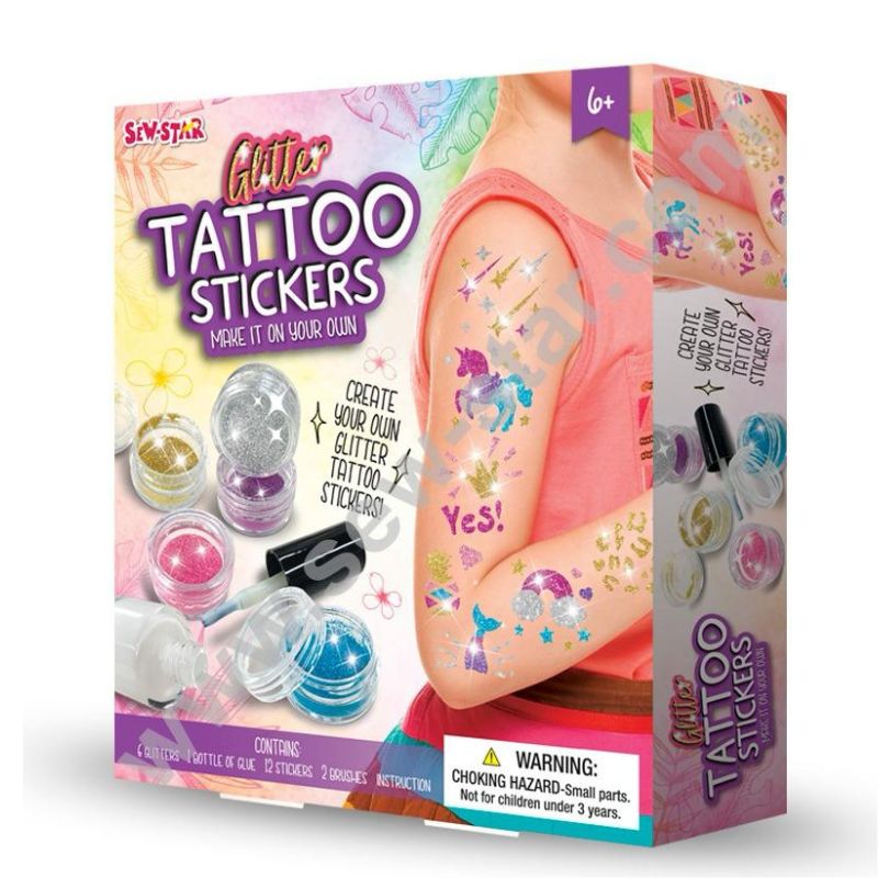 DIY Glitter Tattoo Stickers Making Kit - 035 - Default Title - Odeez | Educational Toys Pakistan 