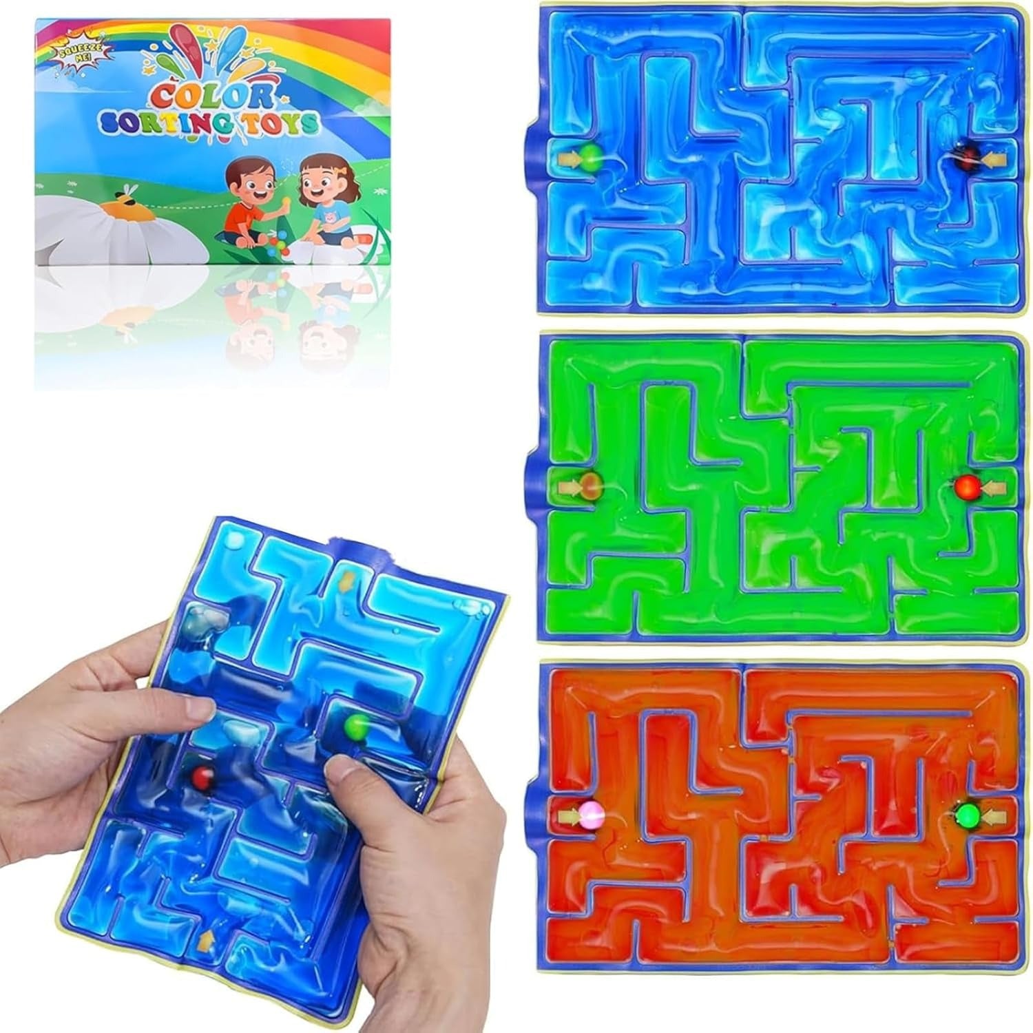 Labyrinth Maze Gel Filled Fidget Sensory Toy - 013