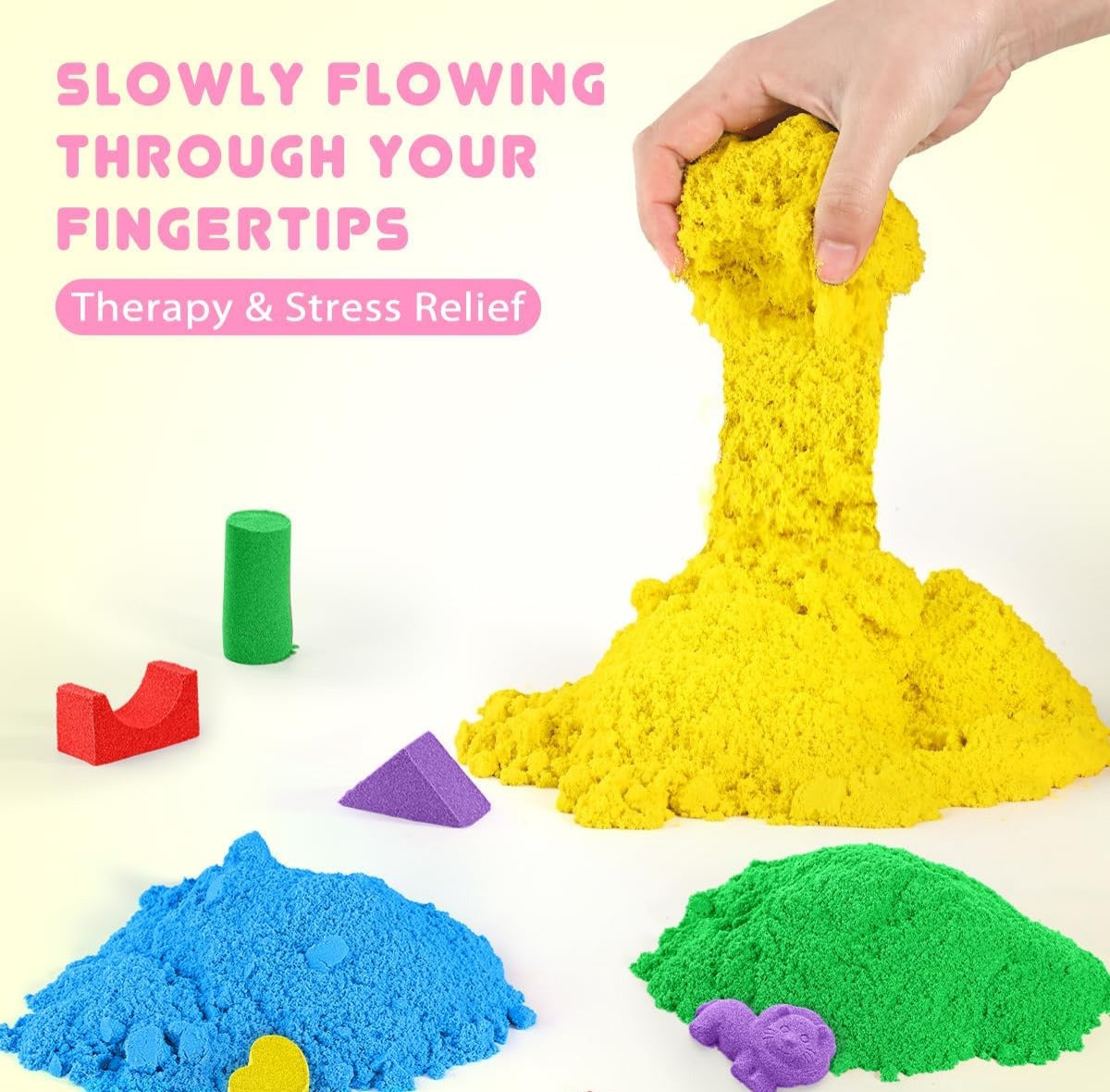 Colorful Modeling Play Sand with Mold - 877 - Default Title - Odeez | Educational Toys Pakistan 