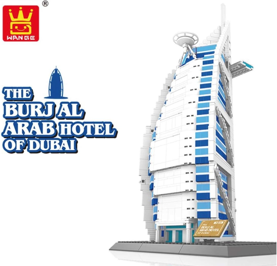 Hotel Burj-Al-Arab Dubai Building Blocks Model - 1307 pieces