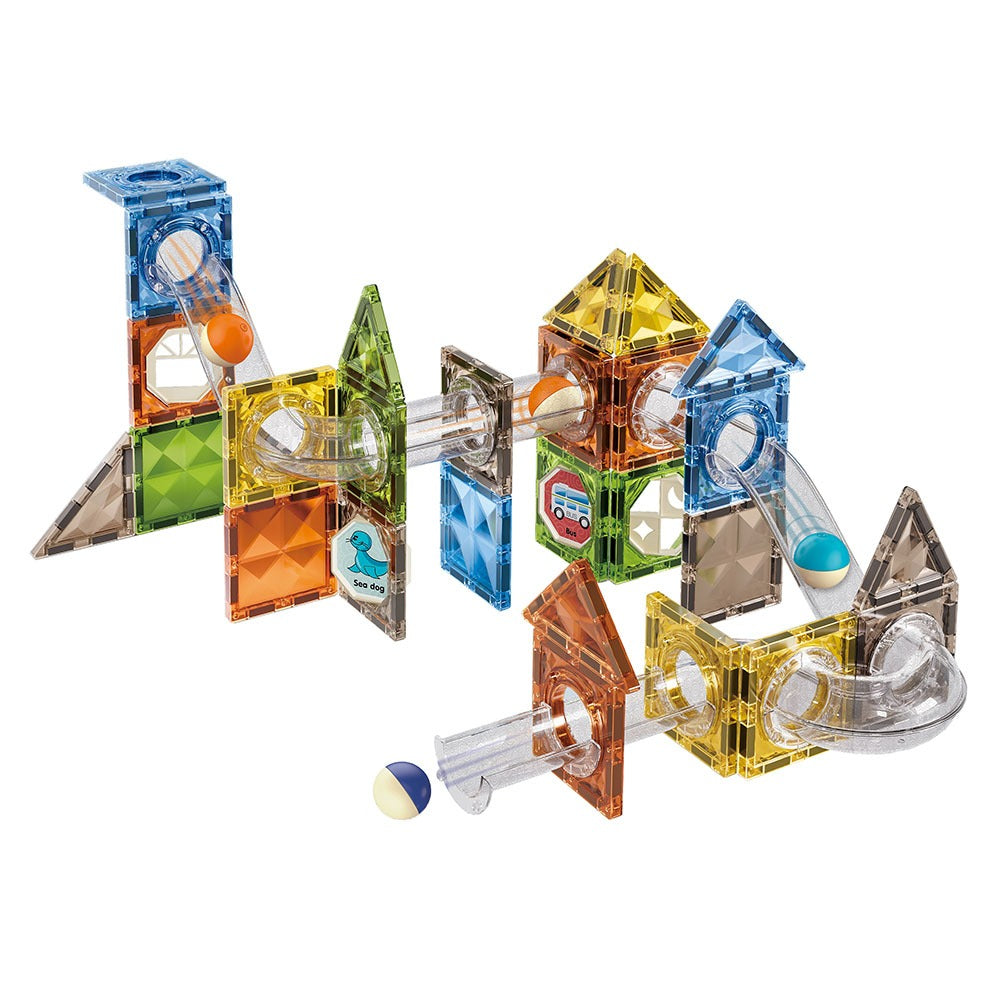 DIY Ball Bearing Track Magnetic Tile Blocks 68 pieces - 60A