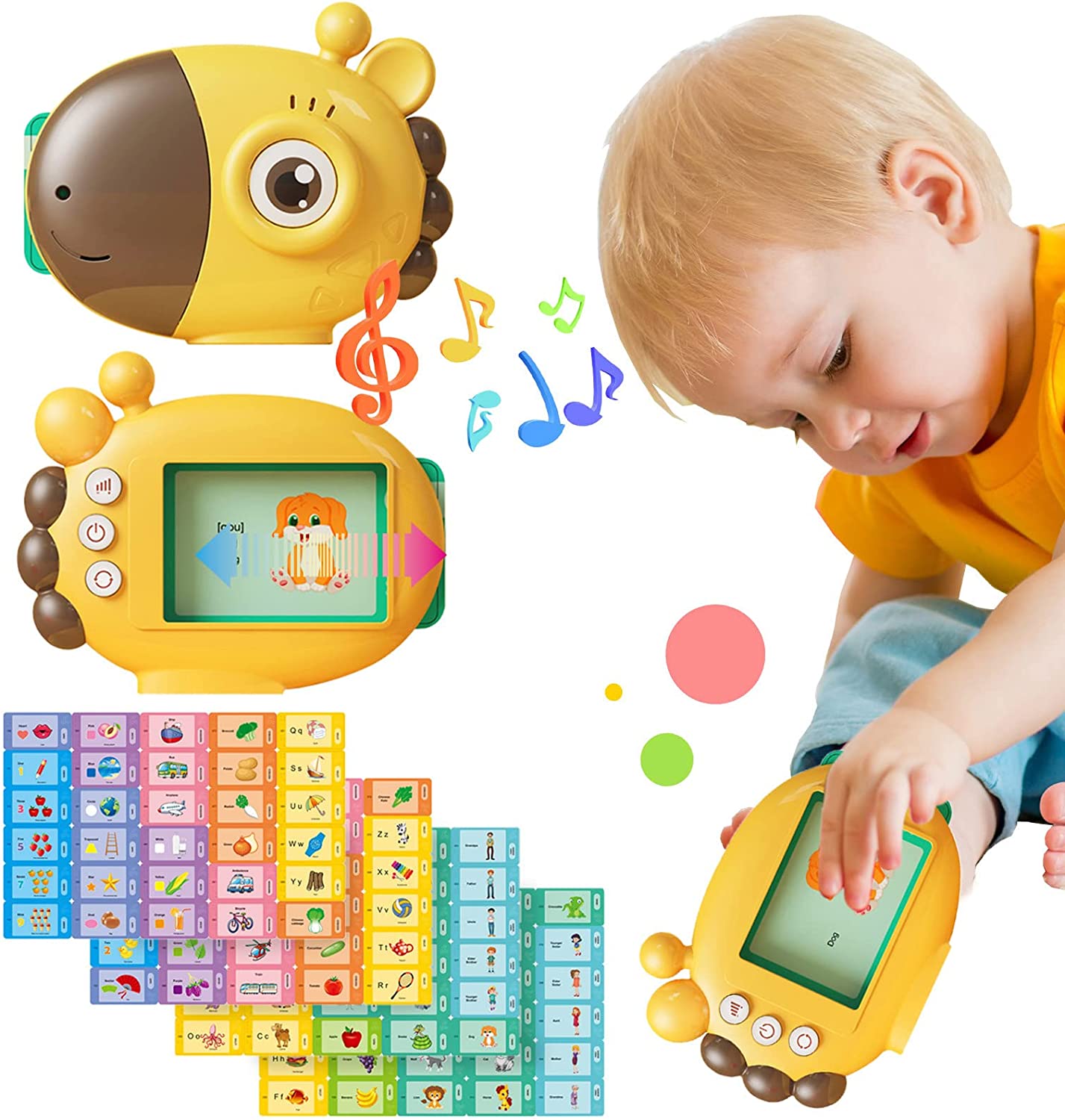 Fun Giraffe Flashcard Reader Learning Machine - 298 - Default Title - Odeez | Educational Toys Pakistan 