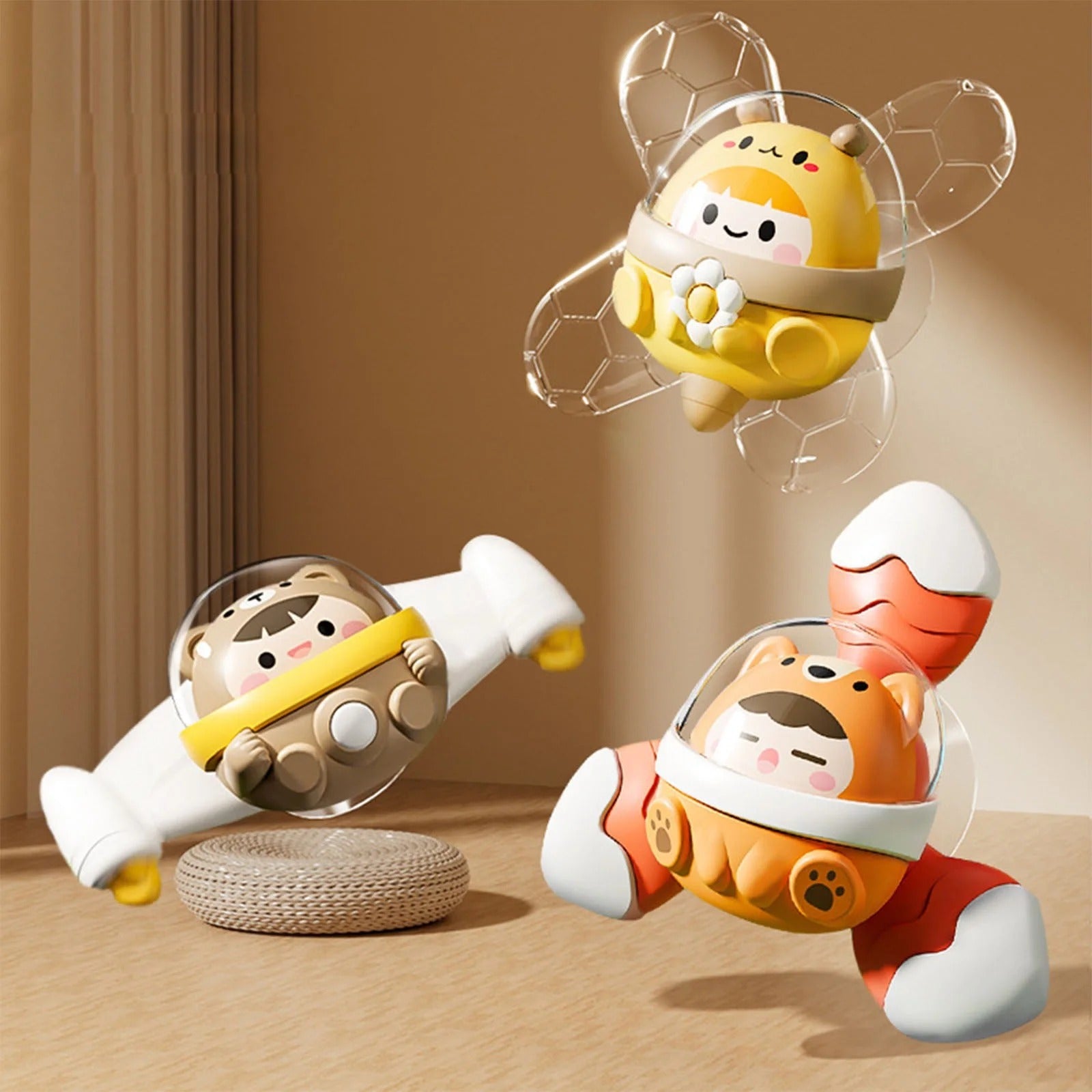 3in1 Space Sensory Fidget Suction Spinning Toy - L17