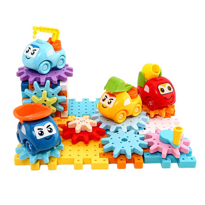 Construction Vehicle Gear Building Blocks Set 42 pieces - 07A