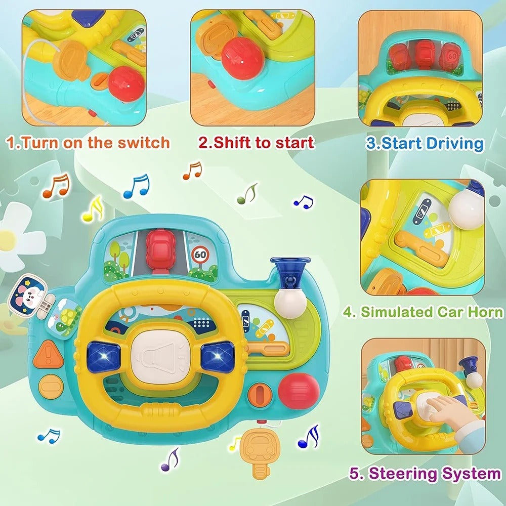 Interactive Steering Wheel Navigation Bridge Play Set - 541 - Default Title - Odeez | Educational Toys Pakistan 