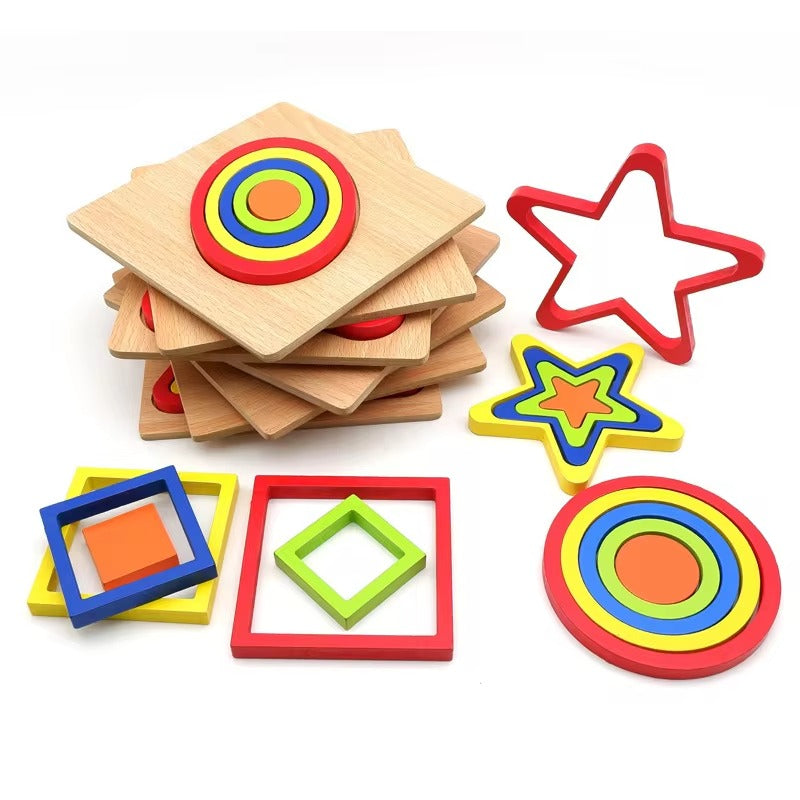 Colorful Geometrical Shape Random Design - 283 - Default Title - Odeez | Educational Toys Pakistan 