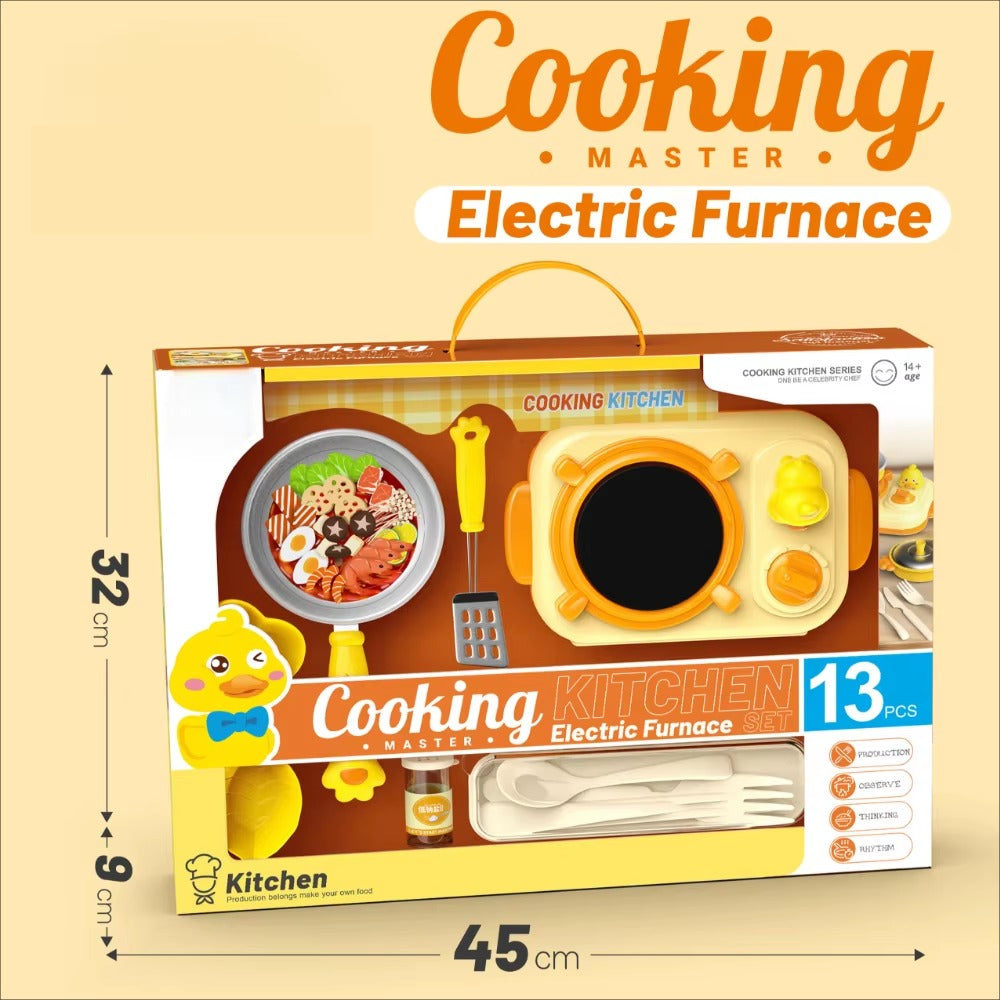 DIY Realistic Mini Cooking Electric Furnace Pretend Play - Y02