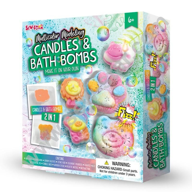 DIY Animal Modeling Candles and Bath Bombs Making Kit - 029
