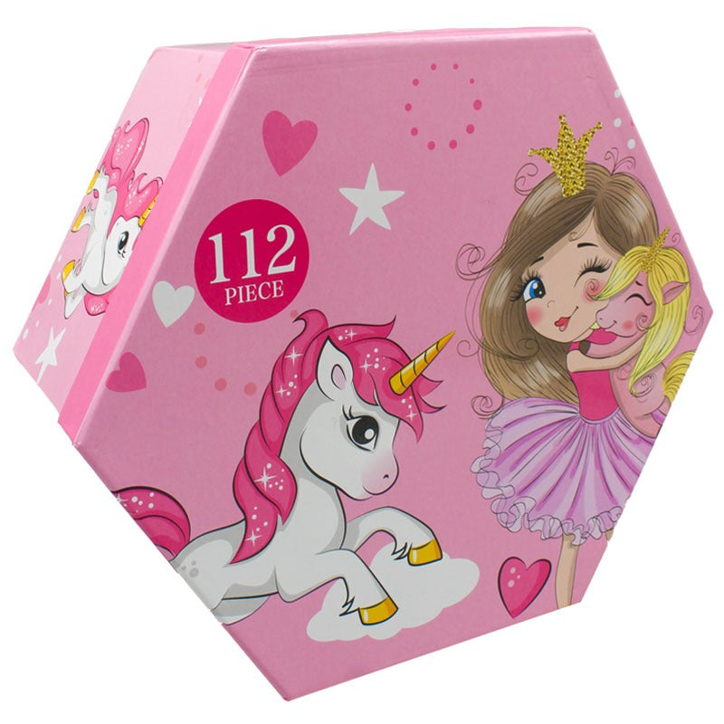 Unicorn Theme Pink Art Painting Kit - 112 pieces - Default Title - Odeez | Educational Toys Pakistan 