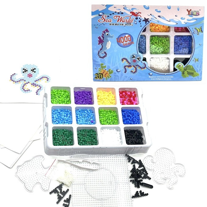 3D Thermal Mosaic Underwater Sea World 4000 Iron Beads Set - 99B