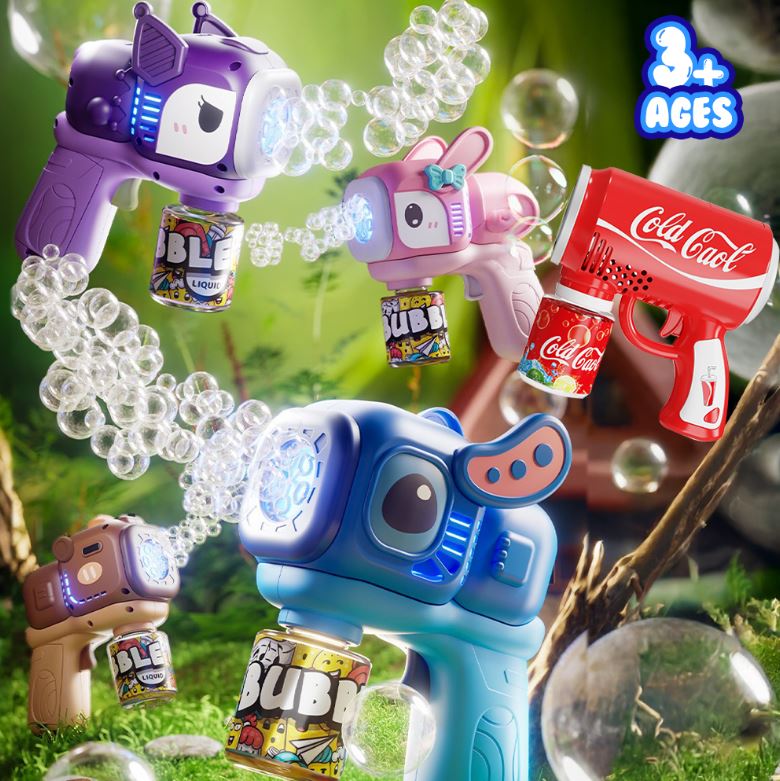 Electronic Cute Bubble Machine Gun - BE0