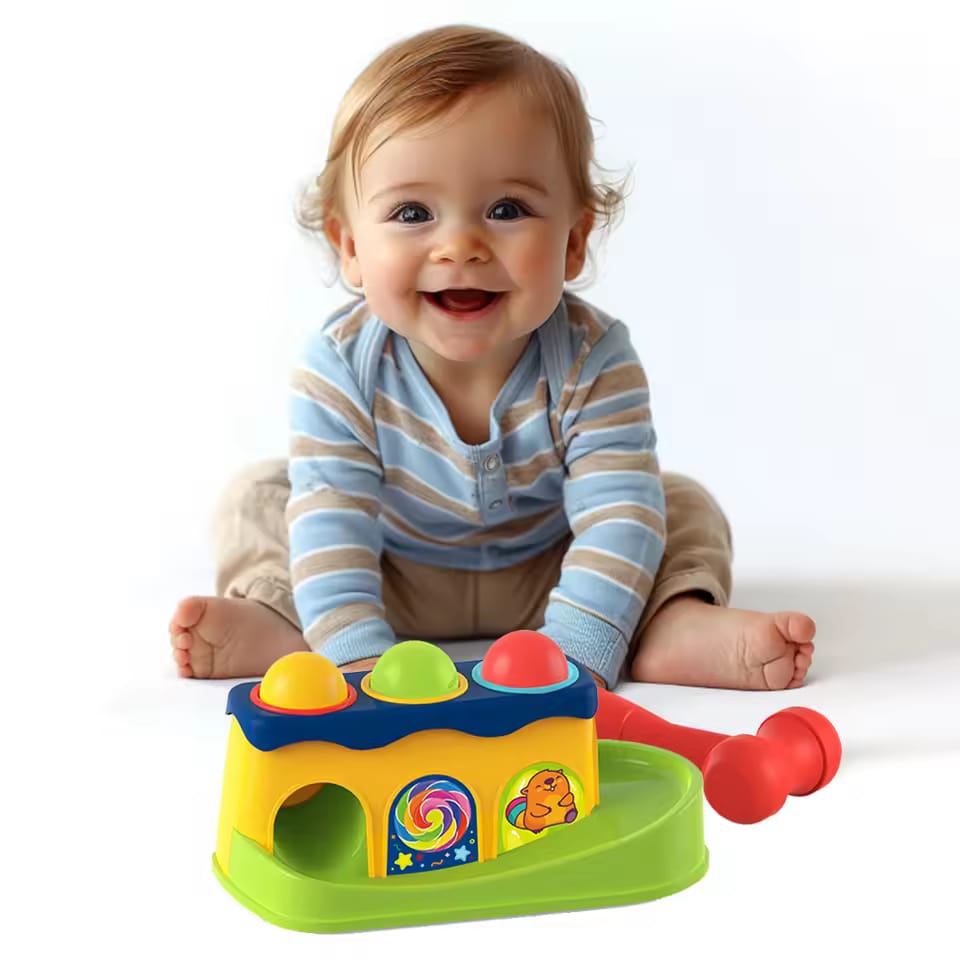 Huanger Hammer Knock Ball for Toddlers - 290 - Default Title - Odeez | Educational Toys Pakistan 