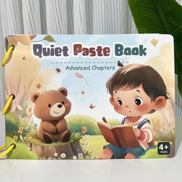 Early Quiet Paste Book Advanced Multi-Scenario Learning 25 Activity Pages - Default Title - Odeez | Educational Toys Pakistan 