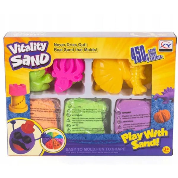 Modeling Sand 450 grams with Moulds - 905 - Default Title - Odeez | Educational Toys Pakistan 