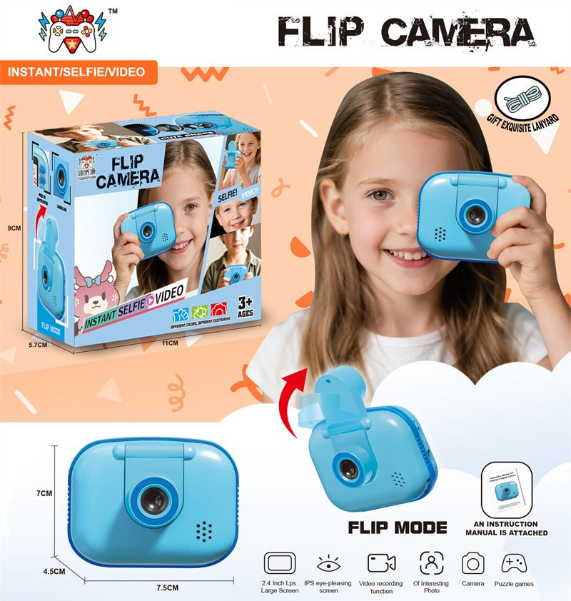 Mini Flip Camera Instant Selfie Video for Kids - Y28