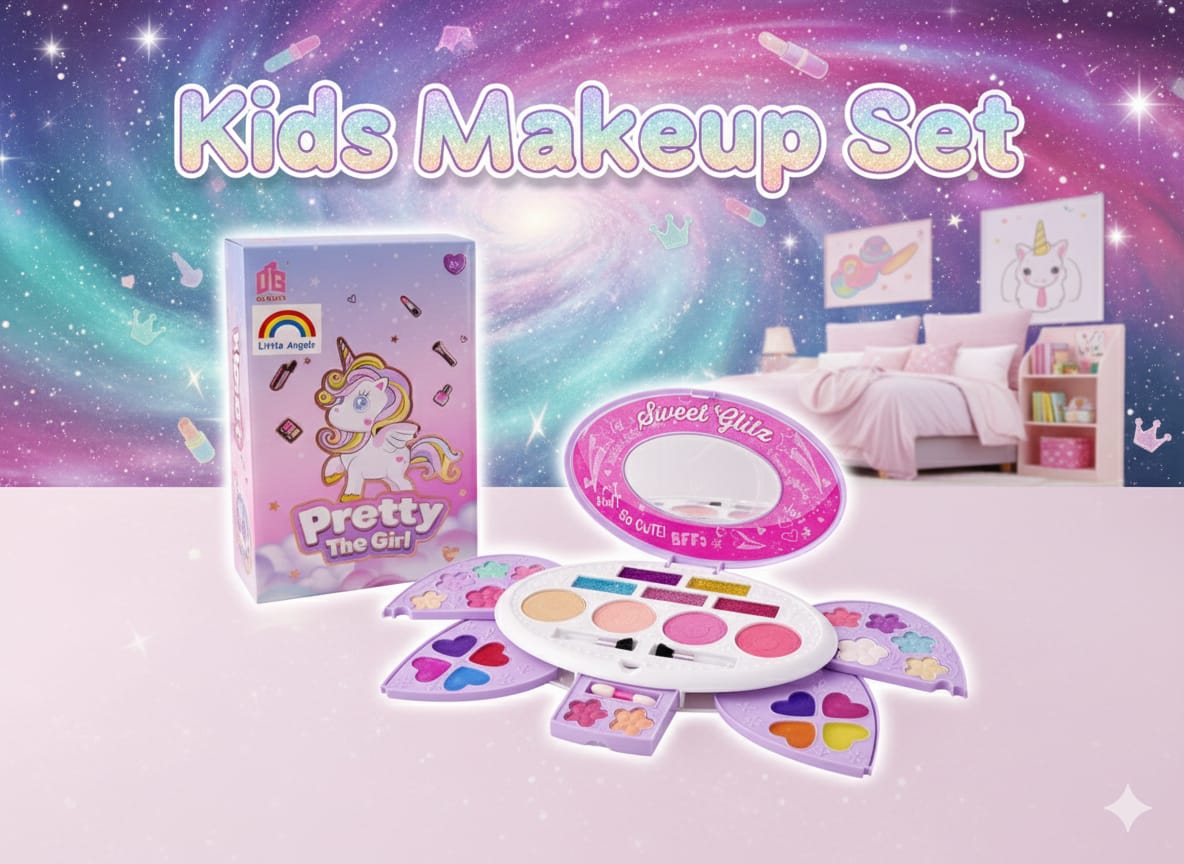 Pretty Unicorn Make up Set for Girls Oval - 19I