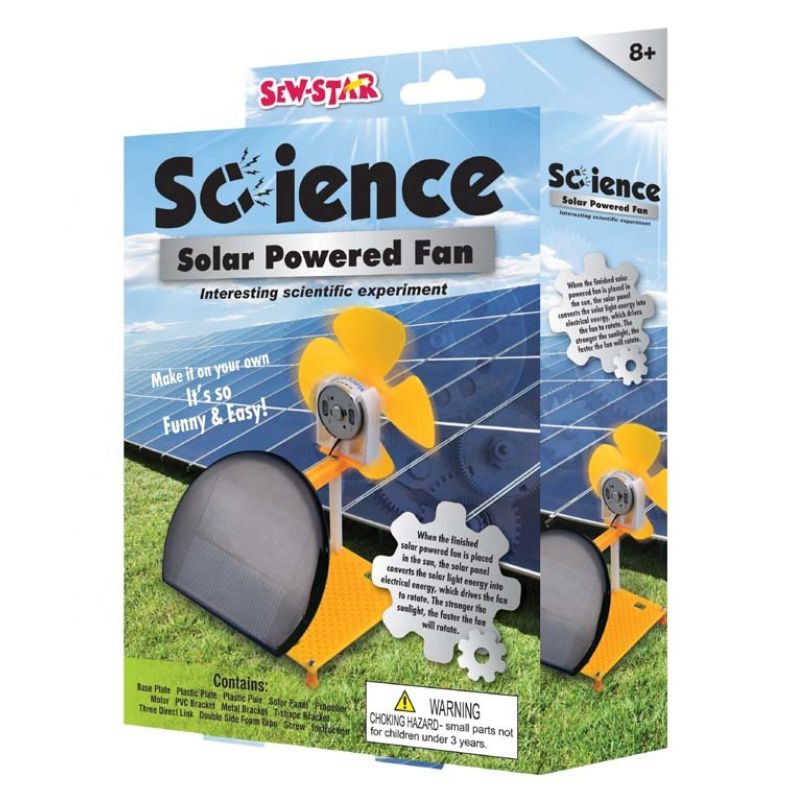 STEM Solar Powered Fan Experiment Kit - 100 - Default Title - Odeez | Educational Toys Pakistan 