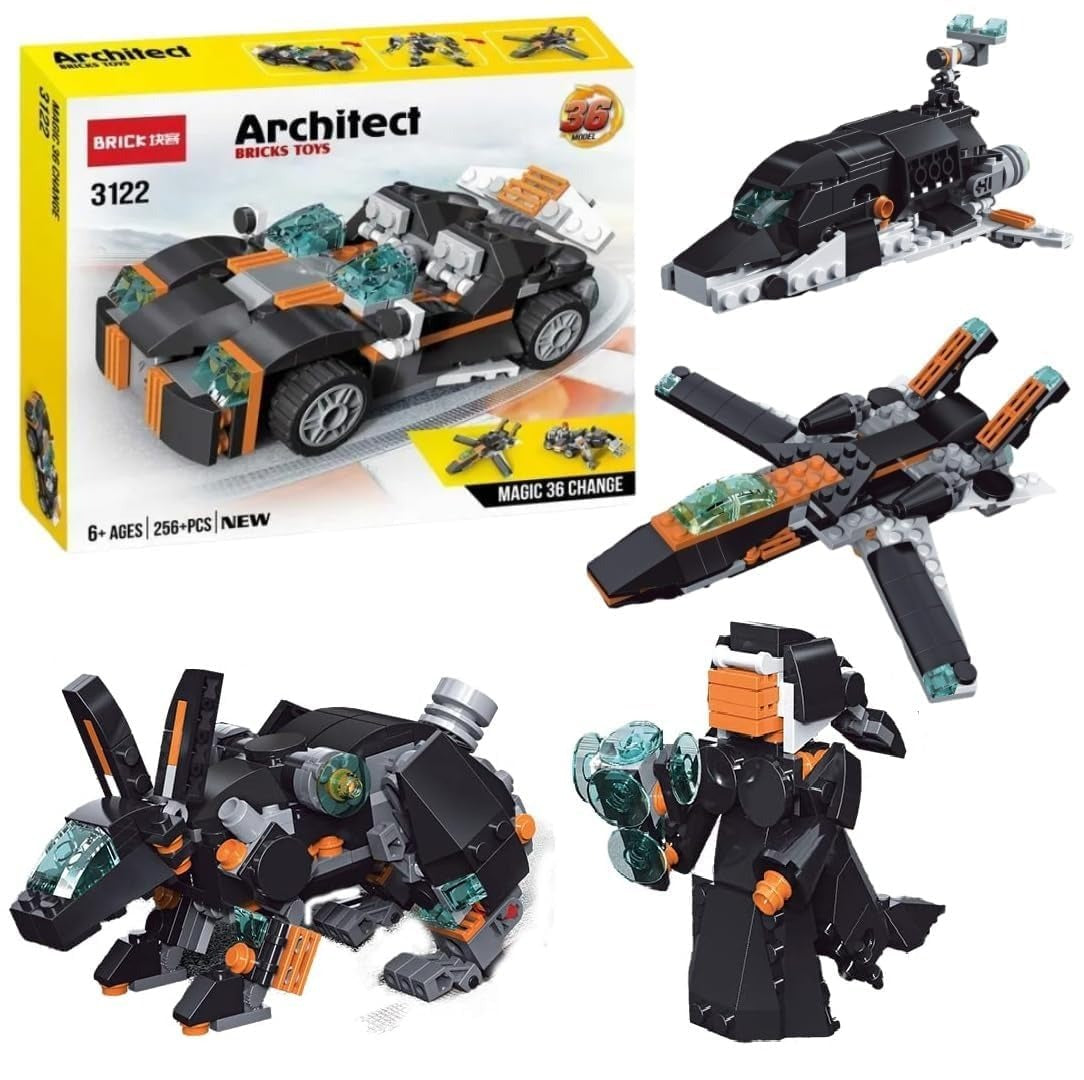 Architect Bricks Building Block 36 Models 256 Pieces - 122