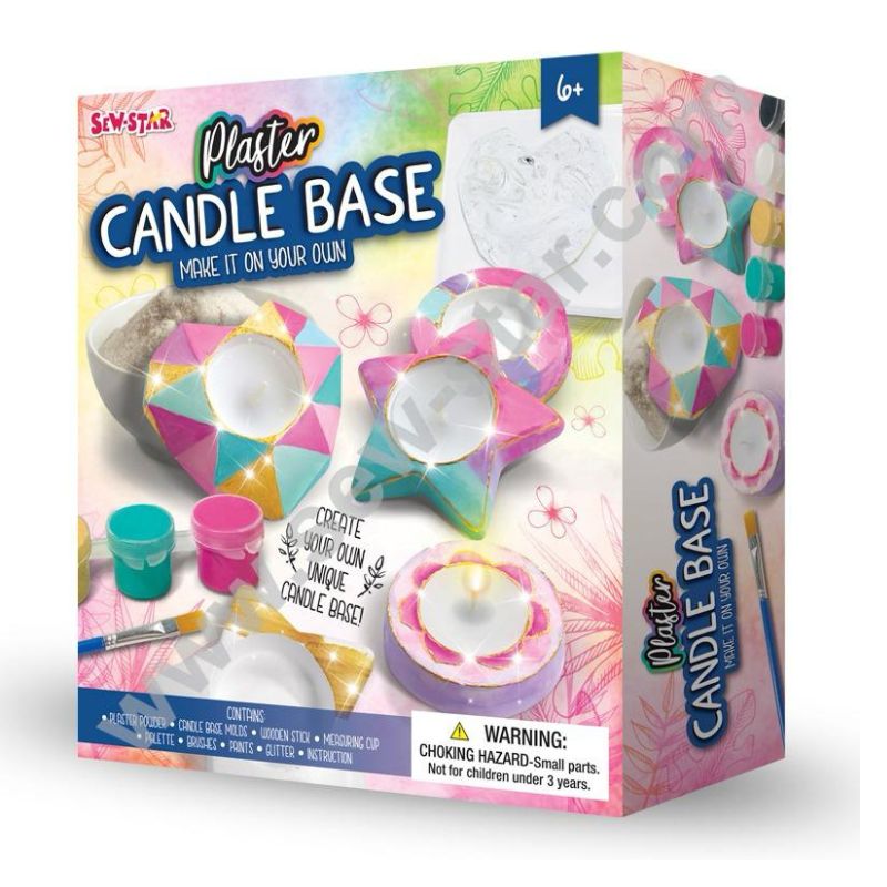 DIY Plaster Candle Base Making Kit - 026 - Default Title - Odeez | Educational Toys Pakistan 