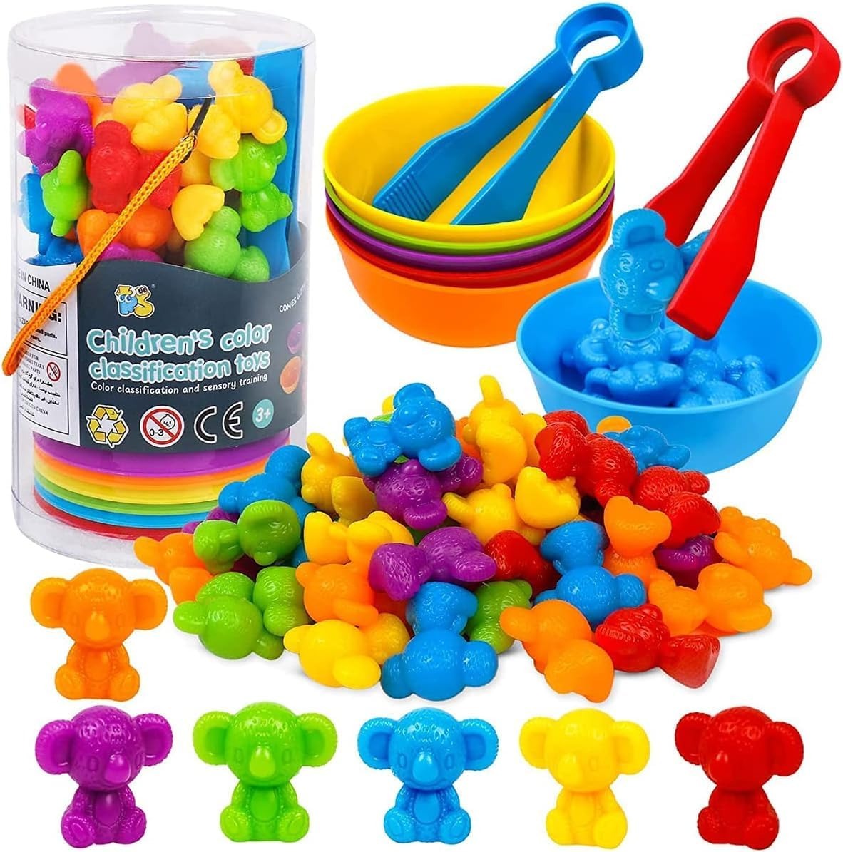Colorful Sort Counting Bears with Matching Cups - 827