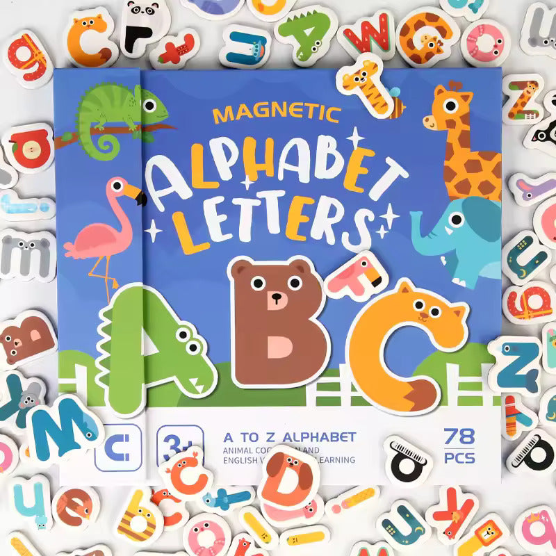 Study Letter and Spelling Magnetic Board Book - 573 - Default Title - Odeez | Educational Toys Pakistan 