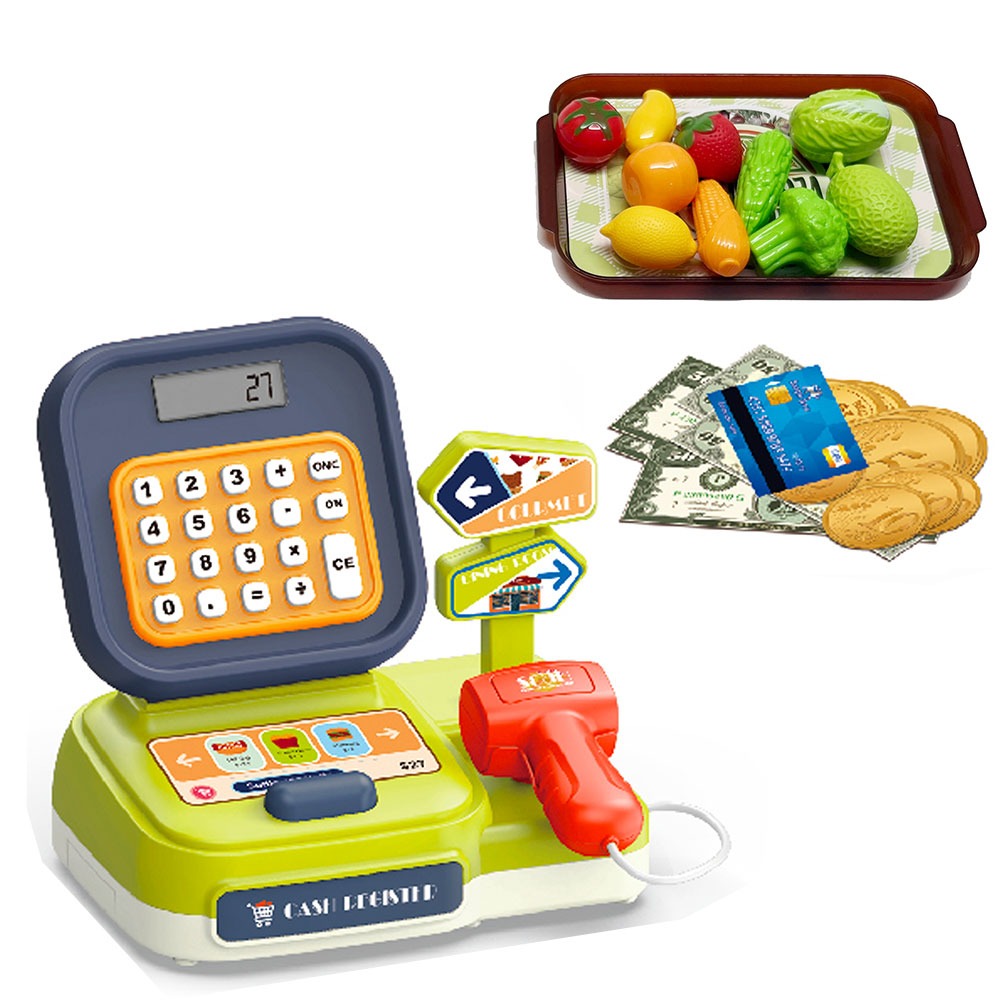 Supermarket Cash Register Pretend Play Kit - 221