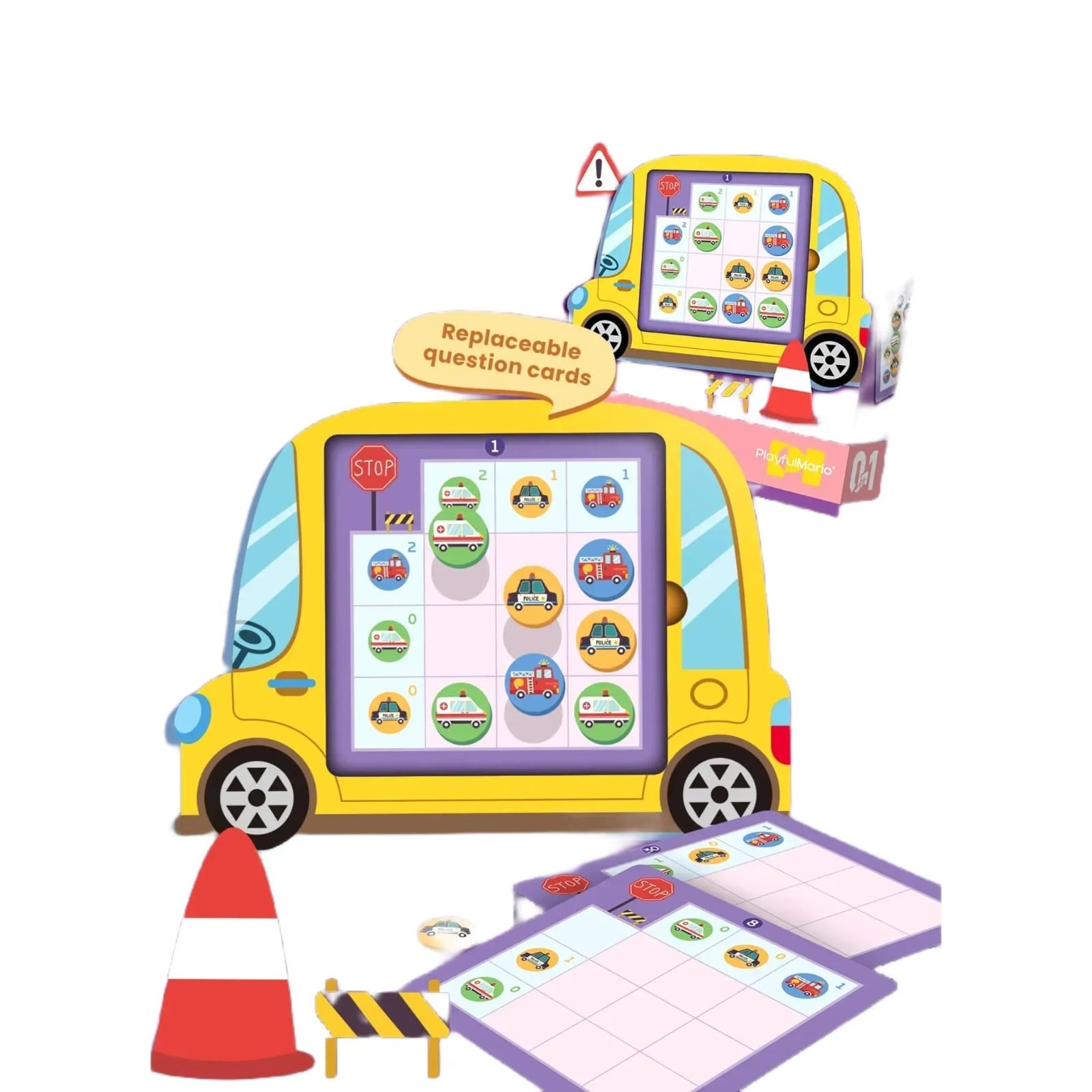 Sudoku Traffic Challenge Board Game for Kids - 789