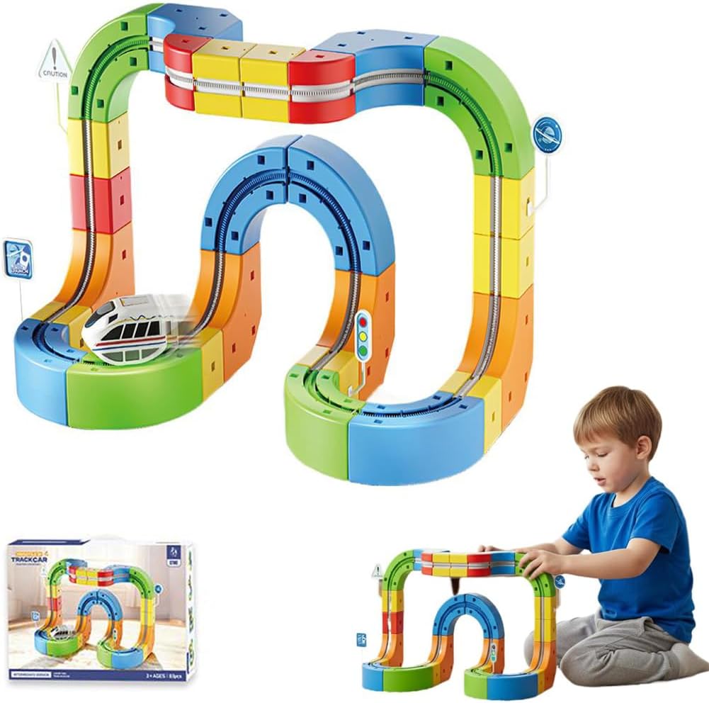 Mag Train Magnetic Track Building Set 49 pieces - 640